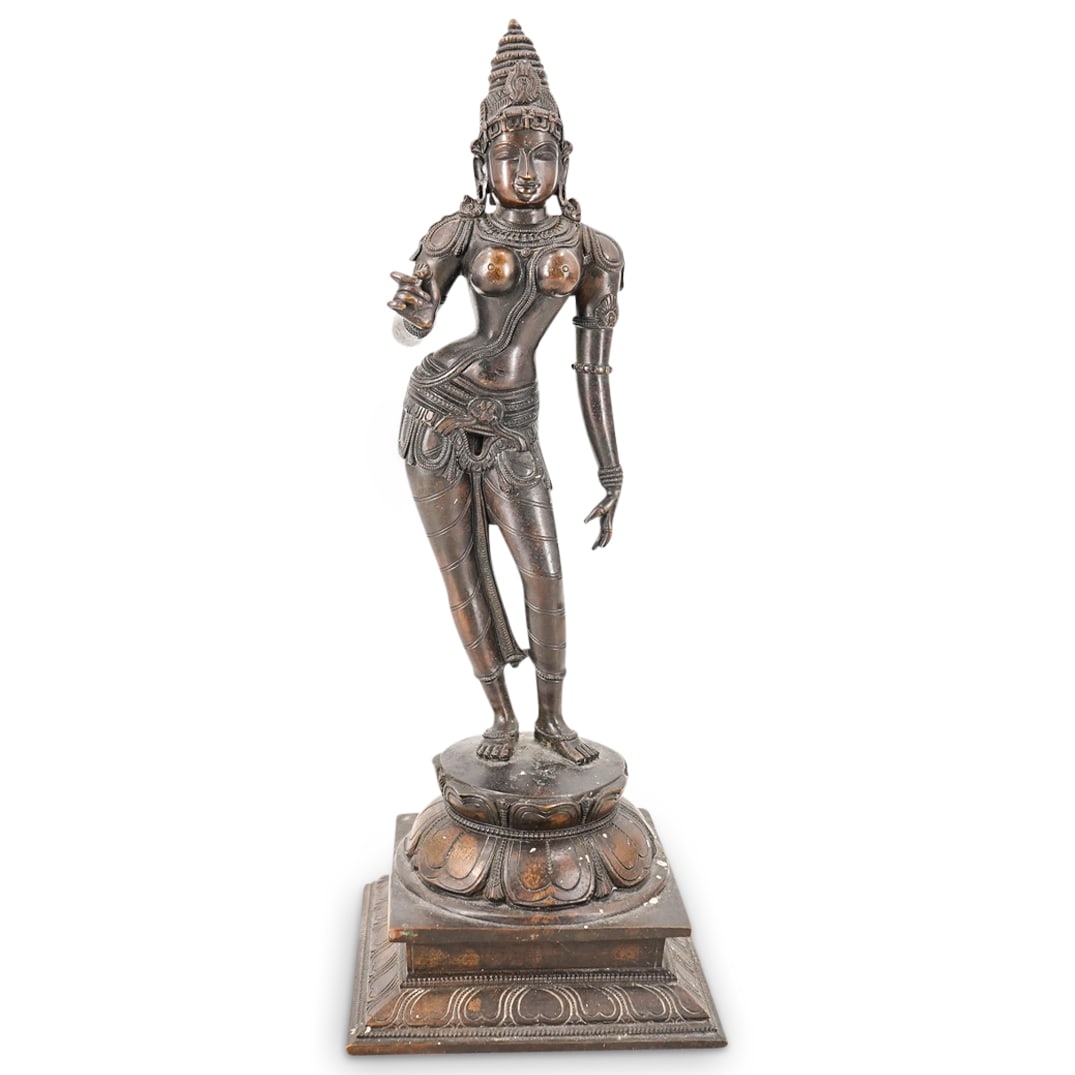 Antique Indian Bronze Devi Goddess (1 of 19)