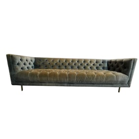 Large Jack Cartwright Style Tufted Sofa