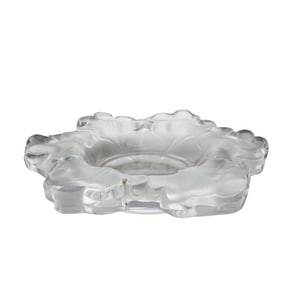 Lalique Crystal Flower Centerpiece Bowl