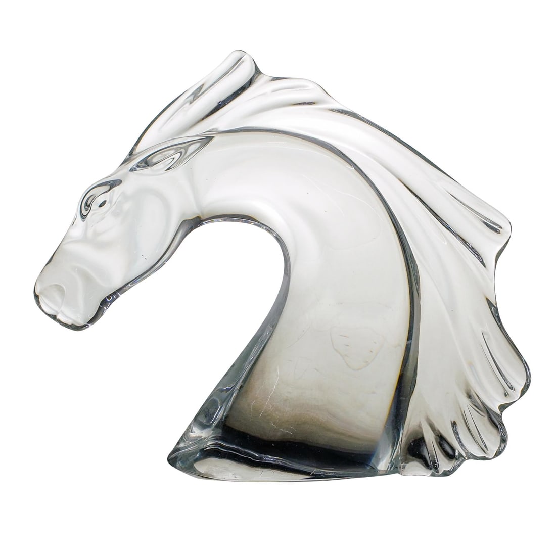 Daum France Crystal Horse Bust (1 of 6)