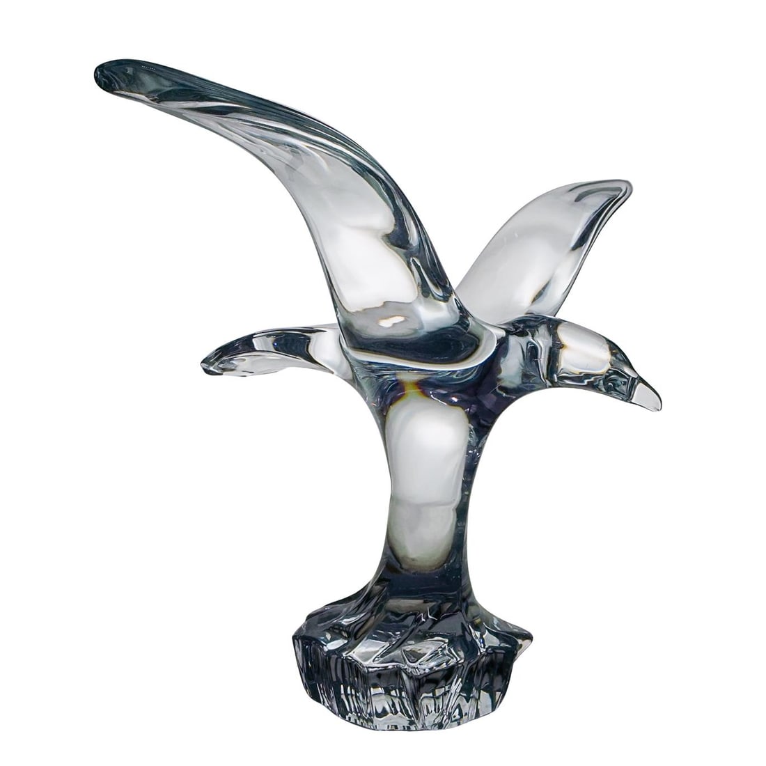Daum France Seagull Bird Large Crystal Sculpture (1 of 8)