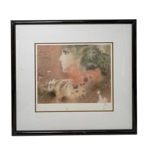 Hector Poleo (Venezuelan, 1918-1989) Signed Lithograph