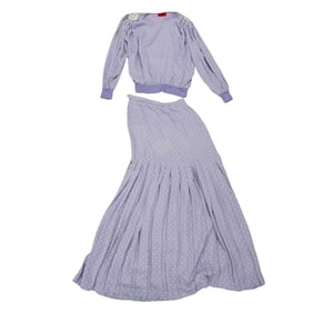 Vintage Valentino 'Night' Two Piece Set