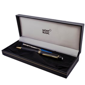 Mont Blanc Black Meisterstuck Ballpoint Pen