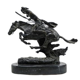 After Frederic Remington "Cheyenne" Bronze
