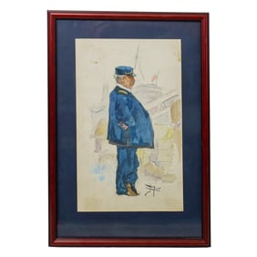 Charles Johnson Post (American, 1873) Spanish-American War Watercolor