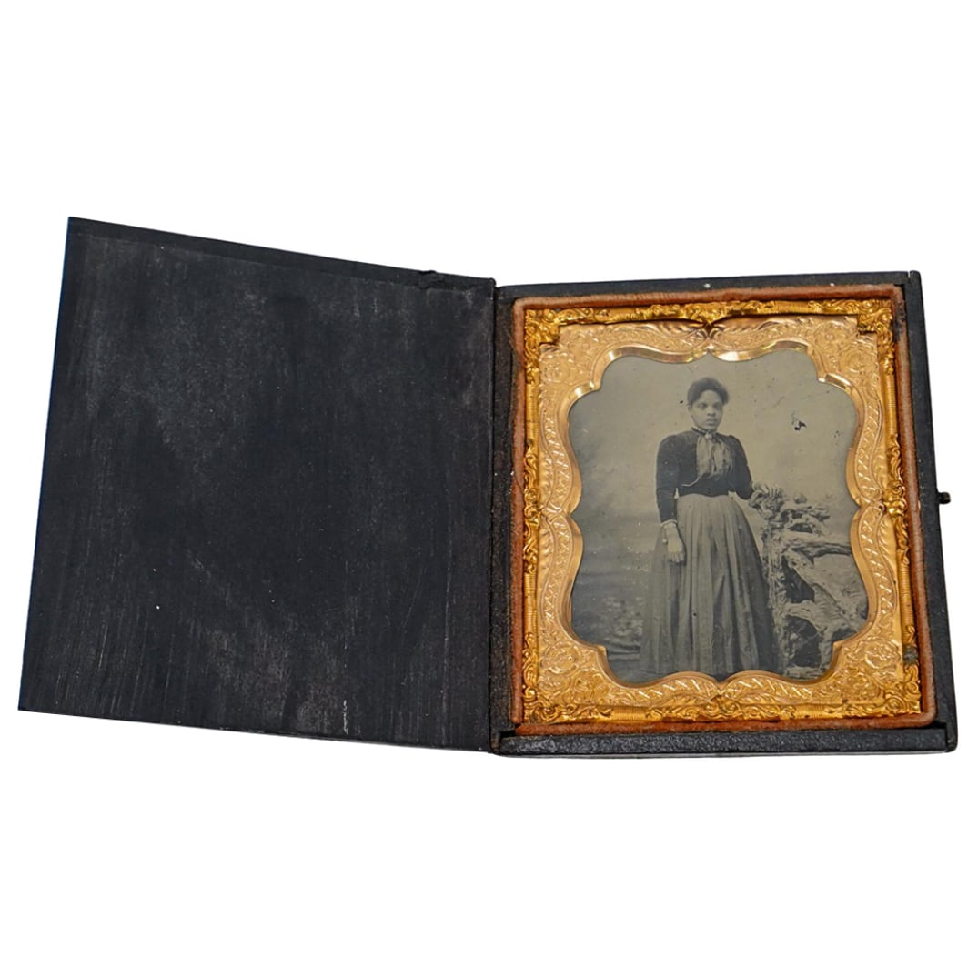 Antique Tintype Of An African American Woman (1 of 5)