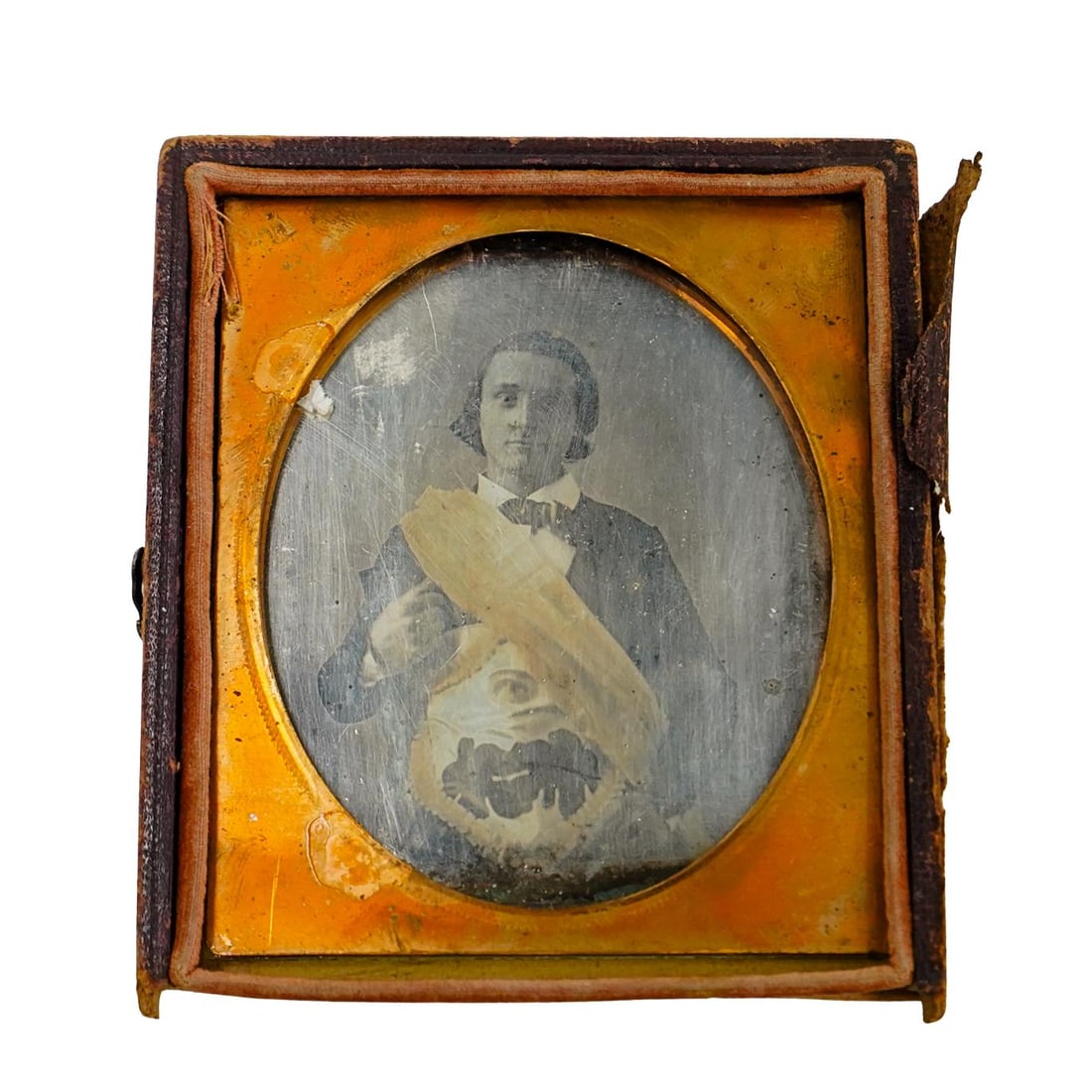 Antique Oddfellows Daguerreotype Portrait (1 of 3)