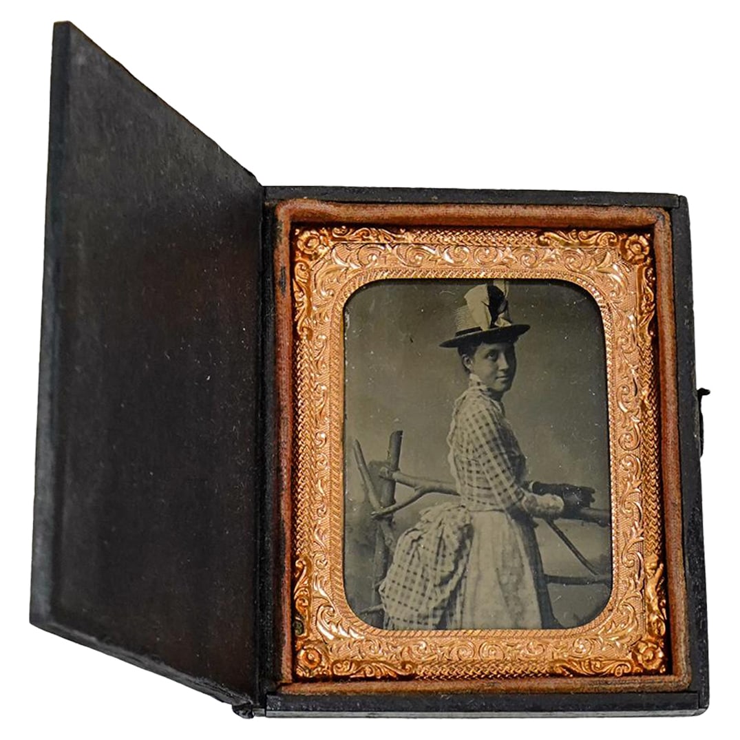 Antique Tintype Portrait Of A Woman (1 of 5)