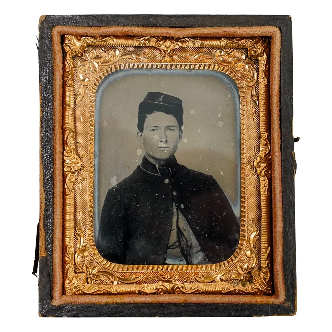 Antique Tintype Portrait Of A Civil War Soldier (1 of 4)