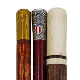 (3 pcs) Wooden Swagger Canes (1 of 8)