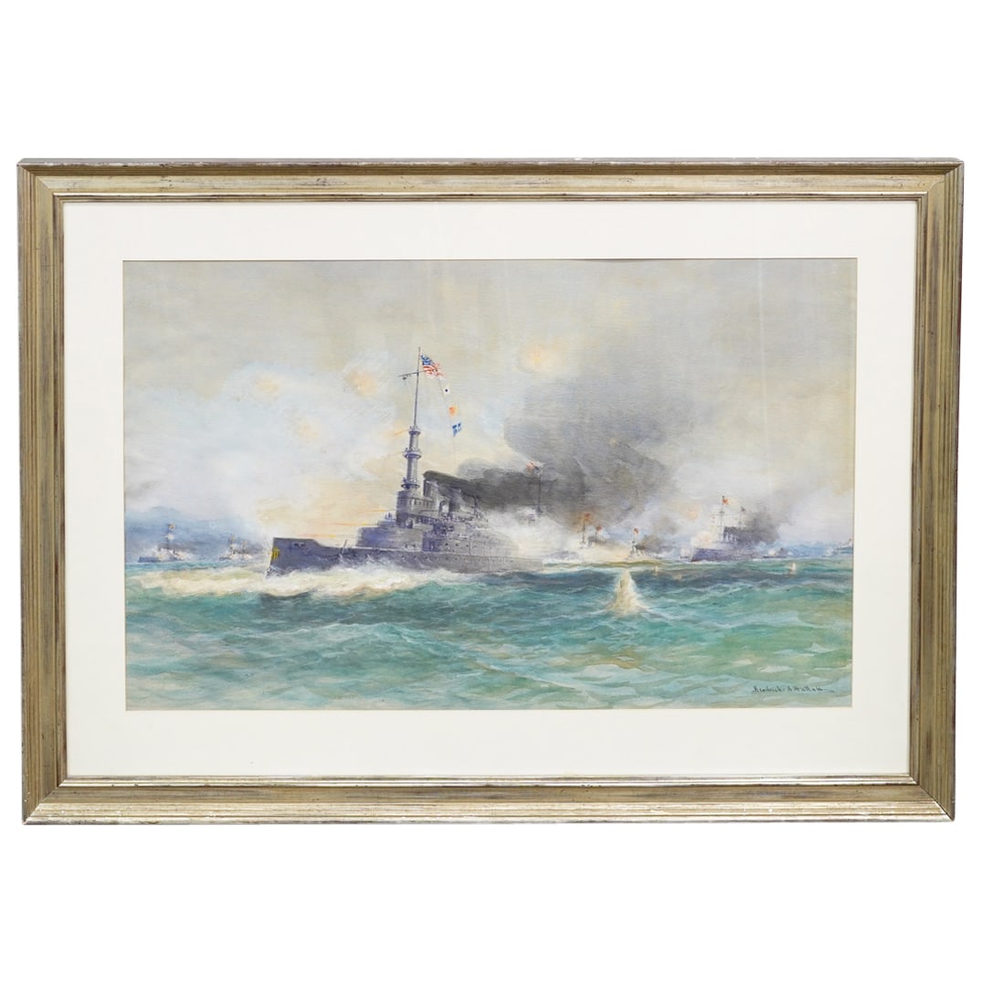 WWI "The Ships Are Coming" Original Poster. (1 of 7)