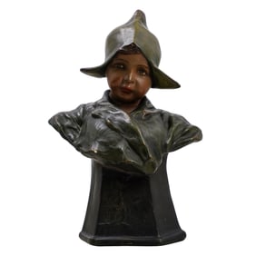 Antique Porcelain Bust Sculpture