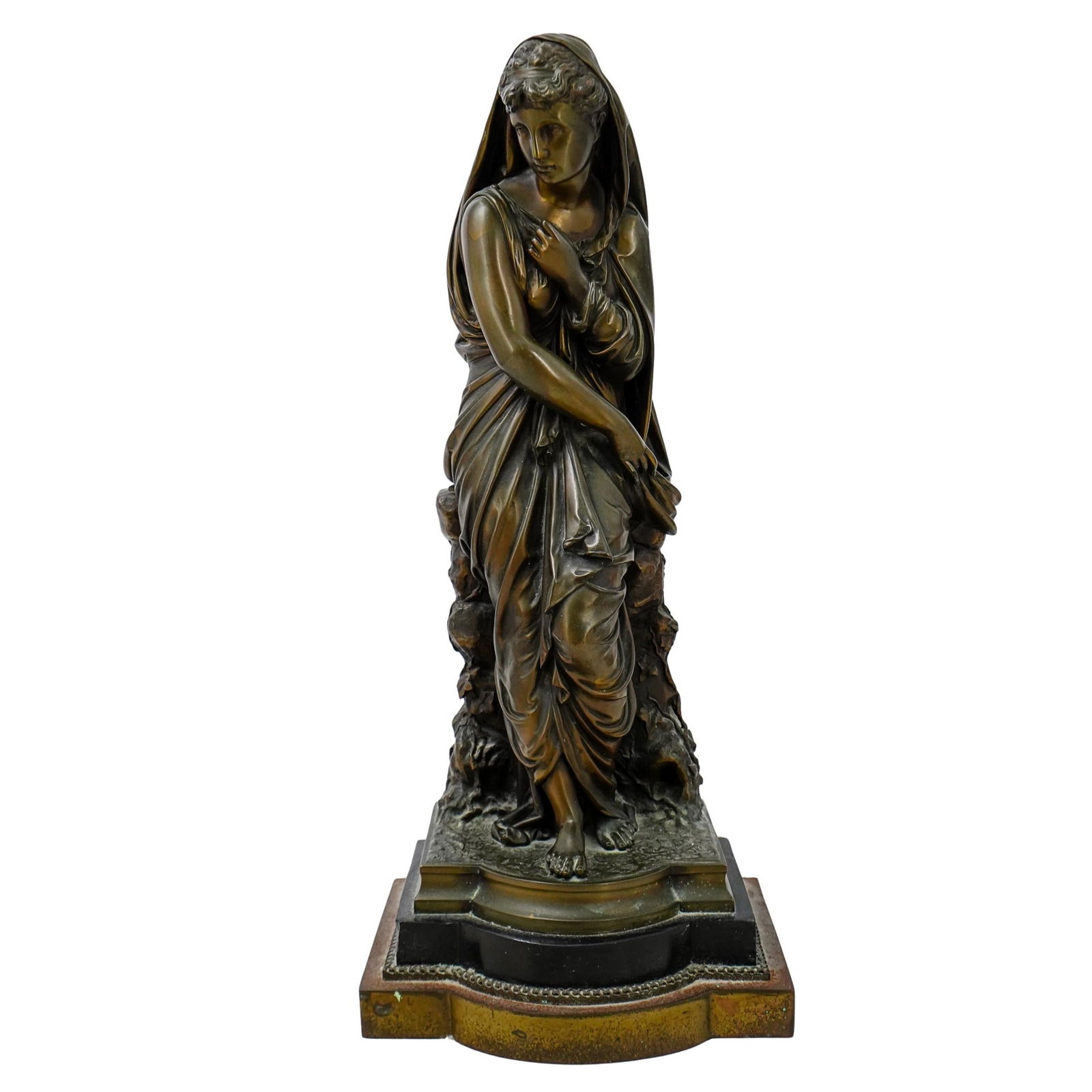 Antique Neoclassical Figural Bronze Sculpture (1 of 4)