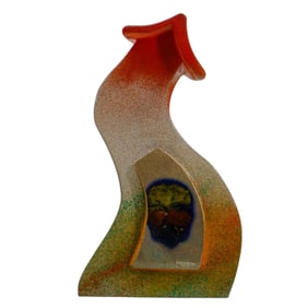 Kosta Boda Kjell Engman Art Glass Sculpture