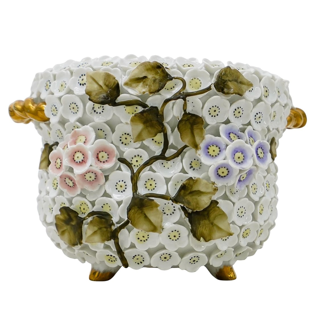 German Porcelain Footed Bowl (1 of 7)