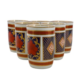 (6 pcs) Fitz and Floyd "Empress" Coffee Cups