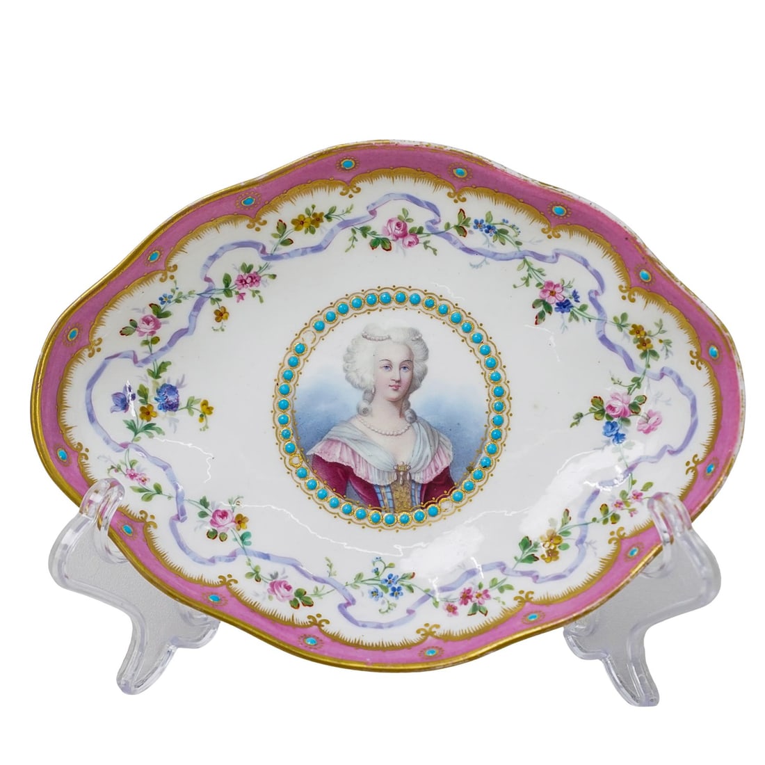 18th Cent. Sevres Trinket Dish (1 of 6)