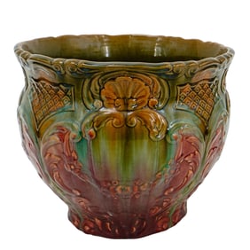 Antique McCoy "Blended Glaze" Pottery Planter