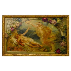 William Christian Symons (English, 1845-1911) Oil On Canvas Painting