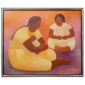 Aurelio Pescina (Mexican, 1938-1990) Oil On Canvas