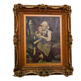 After William Bouguereau (French, 1825-1905) Oil On Canvas Painting