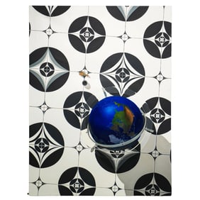 Contemporary Mixed Media On Canvas Painting