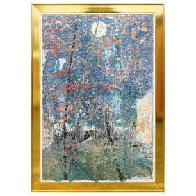 Nightscape Impasto Oil Painting