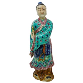 Antique Chinese Porcelain Statue