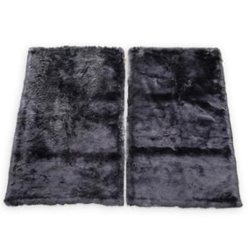 Pair Of "Evelyne Prelonge" Fur Rugs