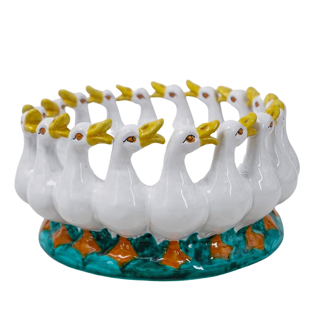 Vintage Italian Ceramic Duck Bowl (1 of 7)