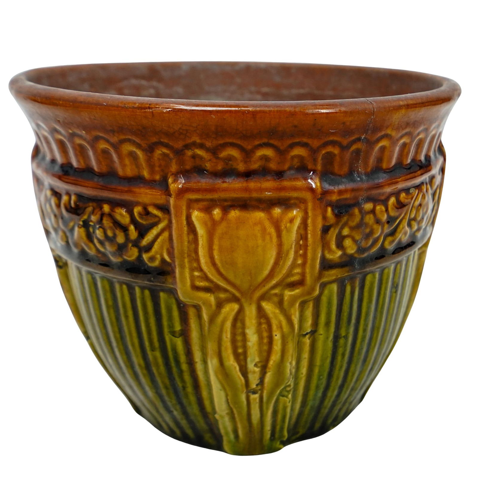 Art Nouveau Brush McCoy Planter (1 of 5)