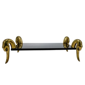 Lancelle & Dallas Lucite and Brass Tray