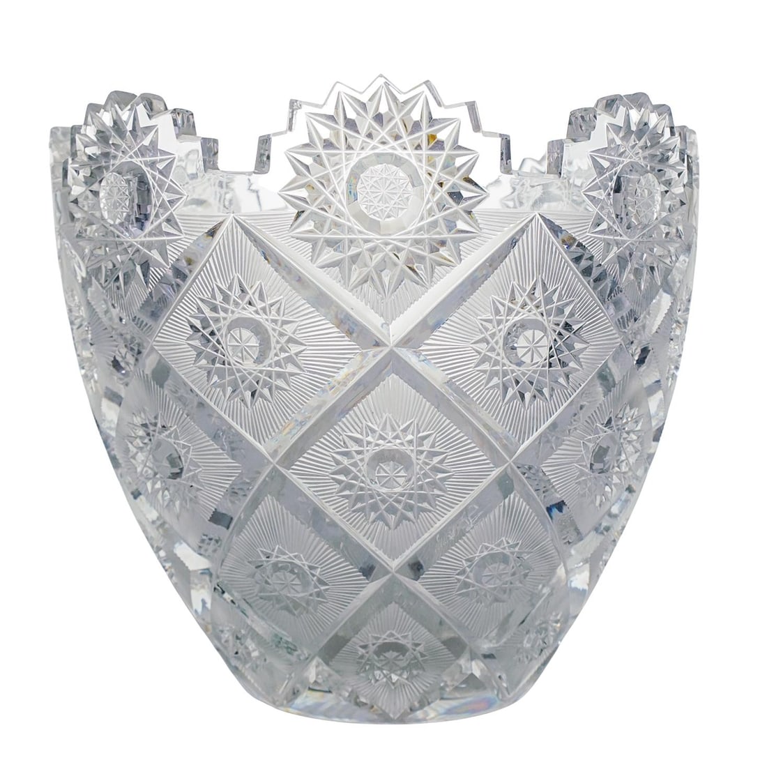 Bohemian Crystal Cut Vase (1 of 5)