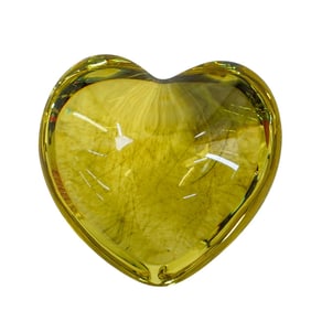 Baccarat Crystal Heart Paperweight