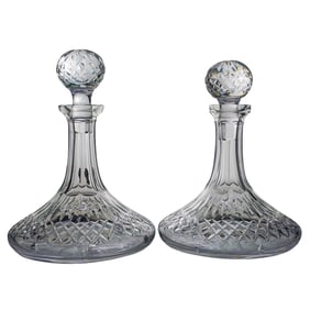 (2 pcs) Waterford Lismore Decanters