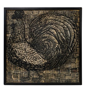 Ink on Canvas Painting