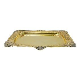 Gorham Gilt Sterling Silver Meat Dish