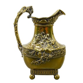 Gorham Gilt Sterling Silver Footed Creamer