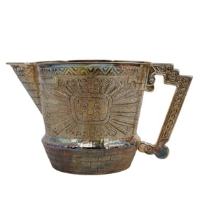 Camusso Sterling Silver Tribal Pitcher