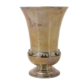 Michael C Fina (American, 1935-1950's) Sterling Vase