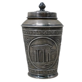 Antique Russian Silver Lidded Urn