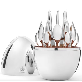 Christofle "Mood" Silver Plated Flatware Set