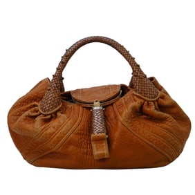 ]Fendy Spy Leather Handbag