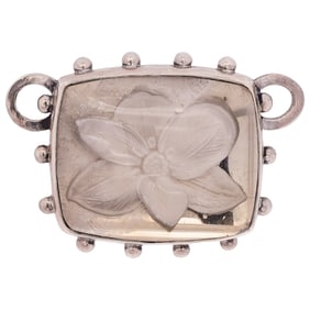 Stephen Dweck Sterling Silver and Rock Crystal Pendant