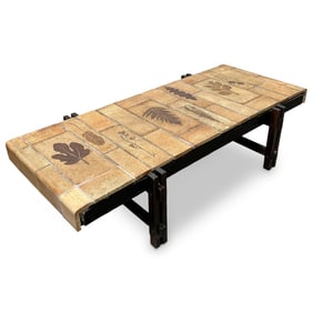 Roger Capron Coffee Table with Garrigue Tiles