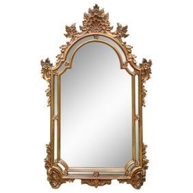 Hollywood Regency-style Gilt Mirror