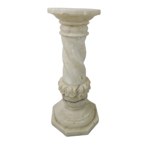 Italian Carved Marble Pedestal