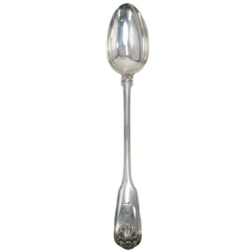 William Eaton (19th century, English) Sterling Serving Spoon