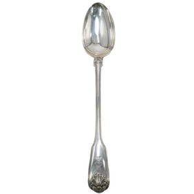 William Eaton (19th century, English) Sterling Serving Spoon (1 of 6)